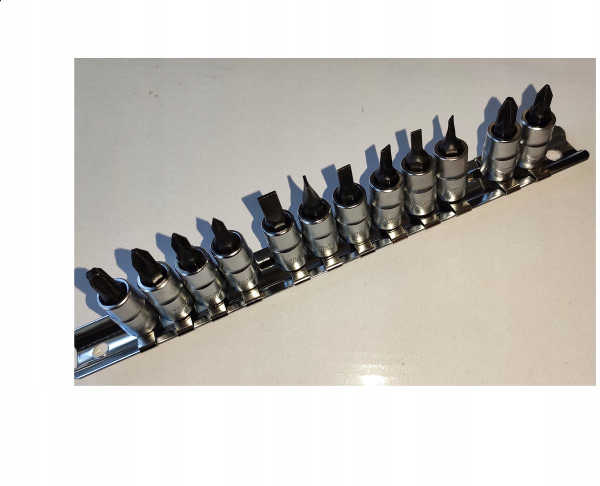 Honiton Bitset met 1/4" dopsleutel - Platte & Kruiskop