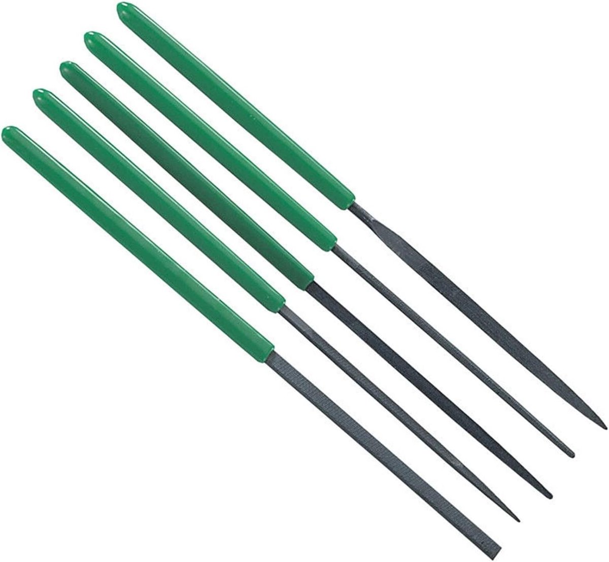Naaldbestanden Set - Precisie Vijlen - Metaal Bewerken - SK-8 Legering Staal - 5 stuks - Metaal
