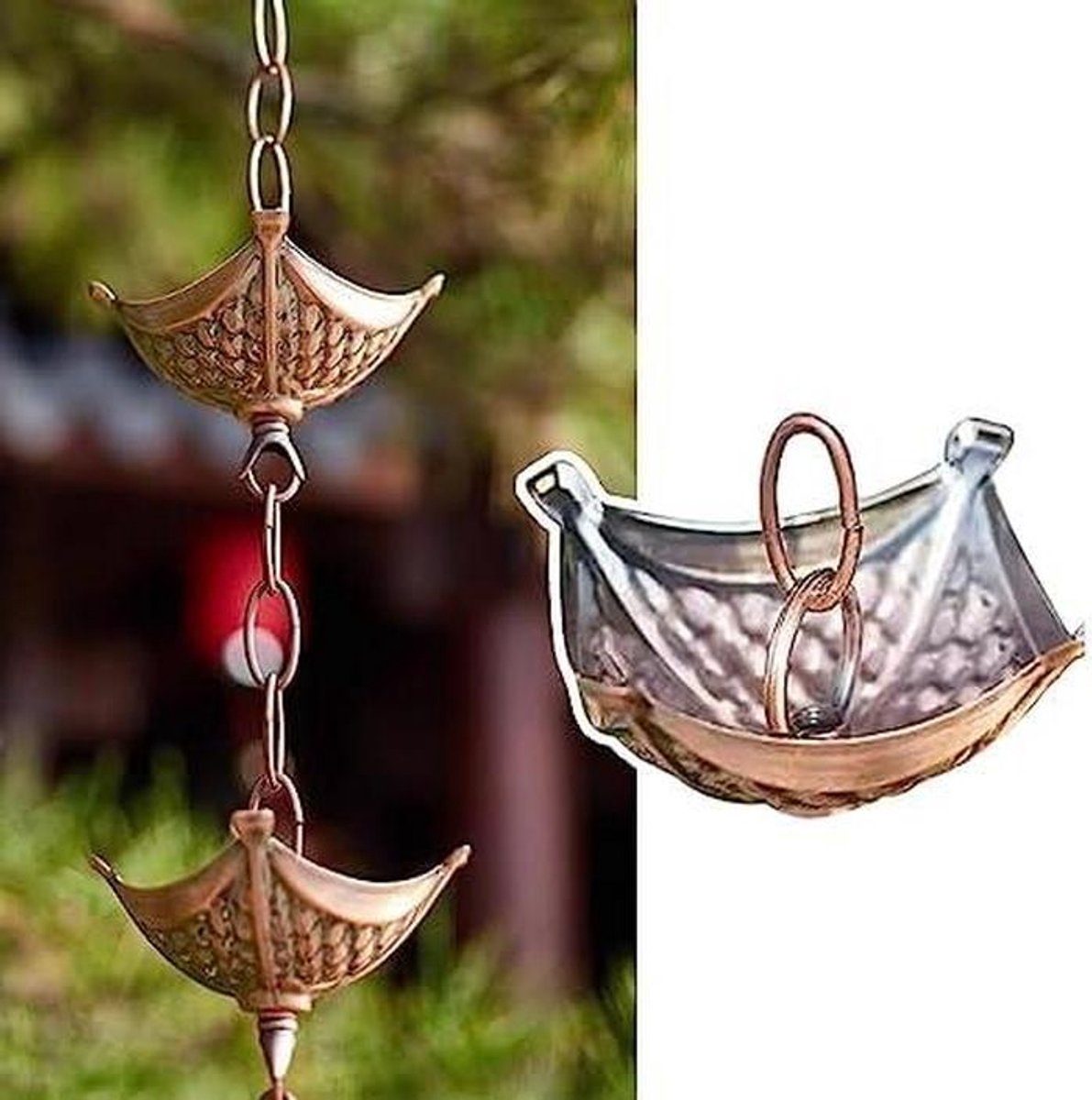 Regenketting - Watergids - Tuin Decoratie - Japanse Stijl - Verschillende Lengtes - Metaal