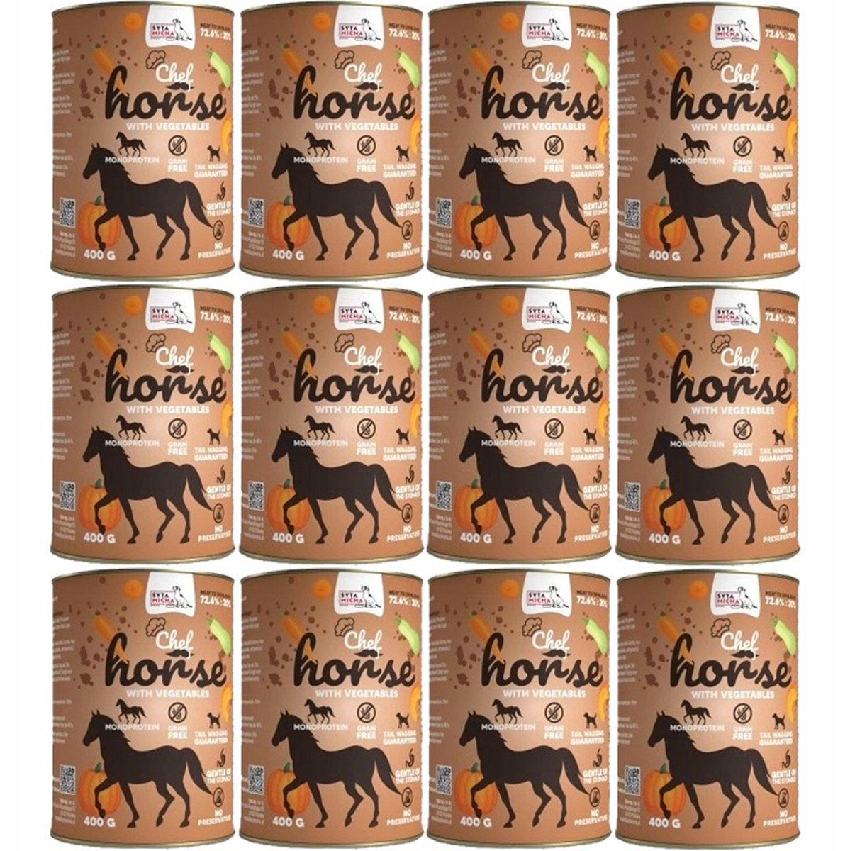 Syta Micha Syta Micha Chef - Natvoer Honden - Konijn met Groenten - 400g