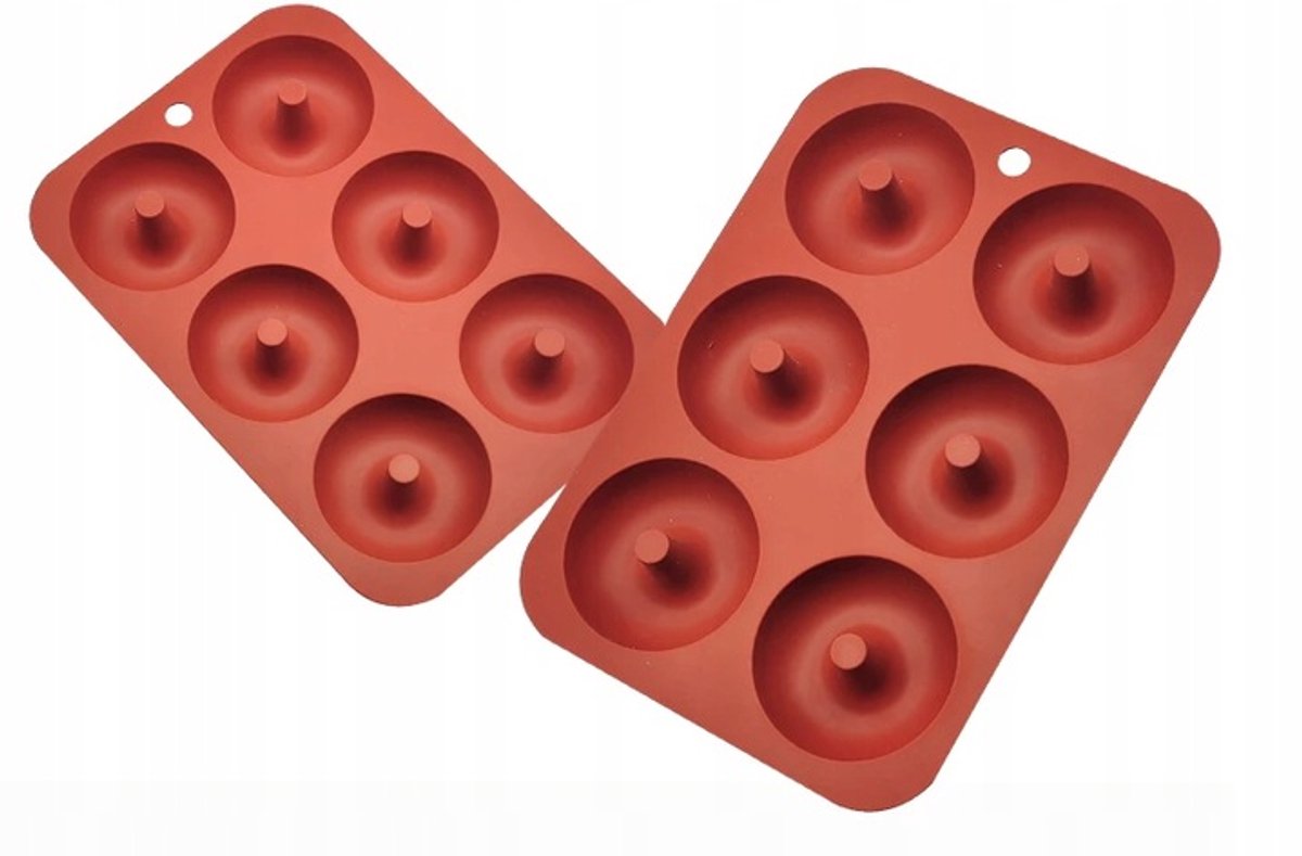 Siliconen Donut Vorm - 12 Holtes voor Thuisbakken