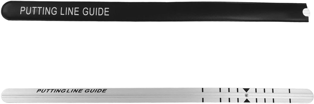 Dailygoods- Putter Oefenhulpmiddel - Aluminium Meetlat - Putting Line Gids - Verbeter Balans - Versterk Concentratie - Schokbestendig - Puttingrail