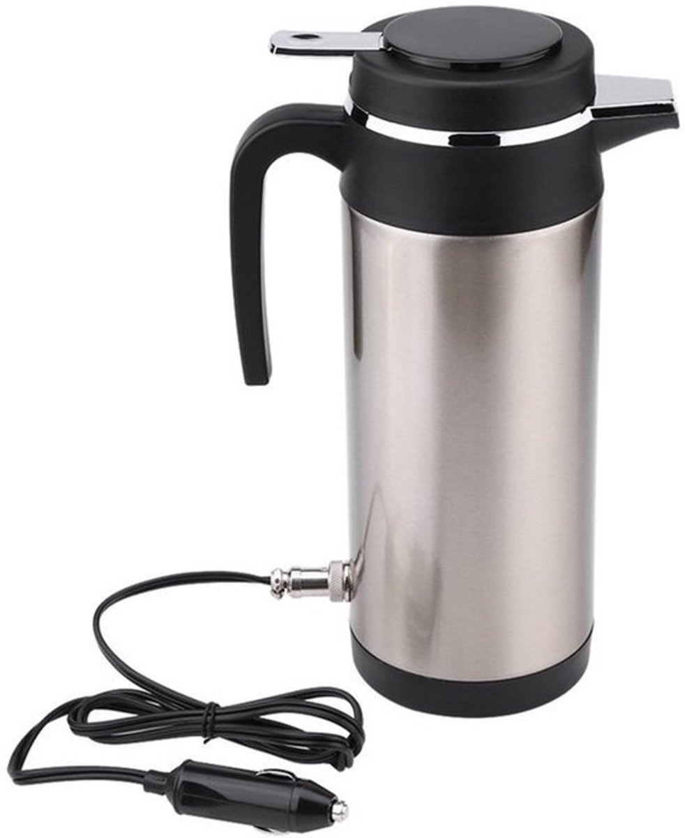 Hervidor Elektrisch 1200ML - RVS - Reis Thermos Kettle voor 12V Auto
