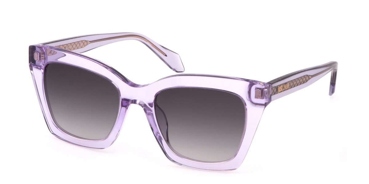 Just Cavalli SJC024 Viola trasparente lucido 52/20/140 WOMAN Zonnebrillen