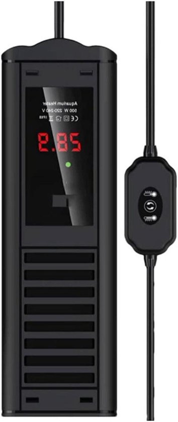 Aquarium Verwarming - Aquarium Heater - Water Temperatuur Regelen - Titanium Plaat Materiaal - 50W - Zwart