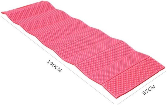 Camping Matras - Strand Pad Tent Slaapmat - Outdoor Kamperen - Opvouwbaar Schuim - 184 x 56 cm - Argento van Camping — afbeelding 4