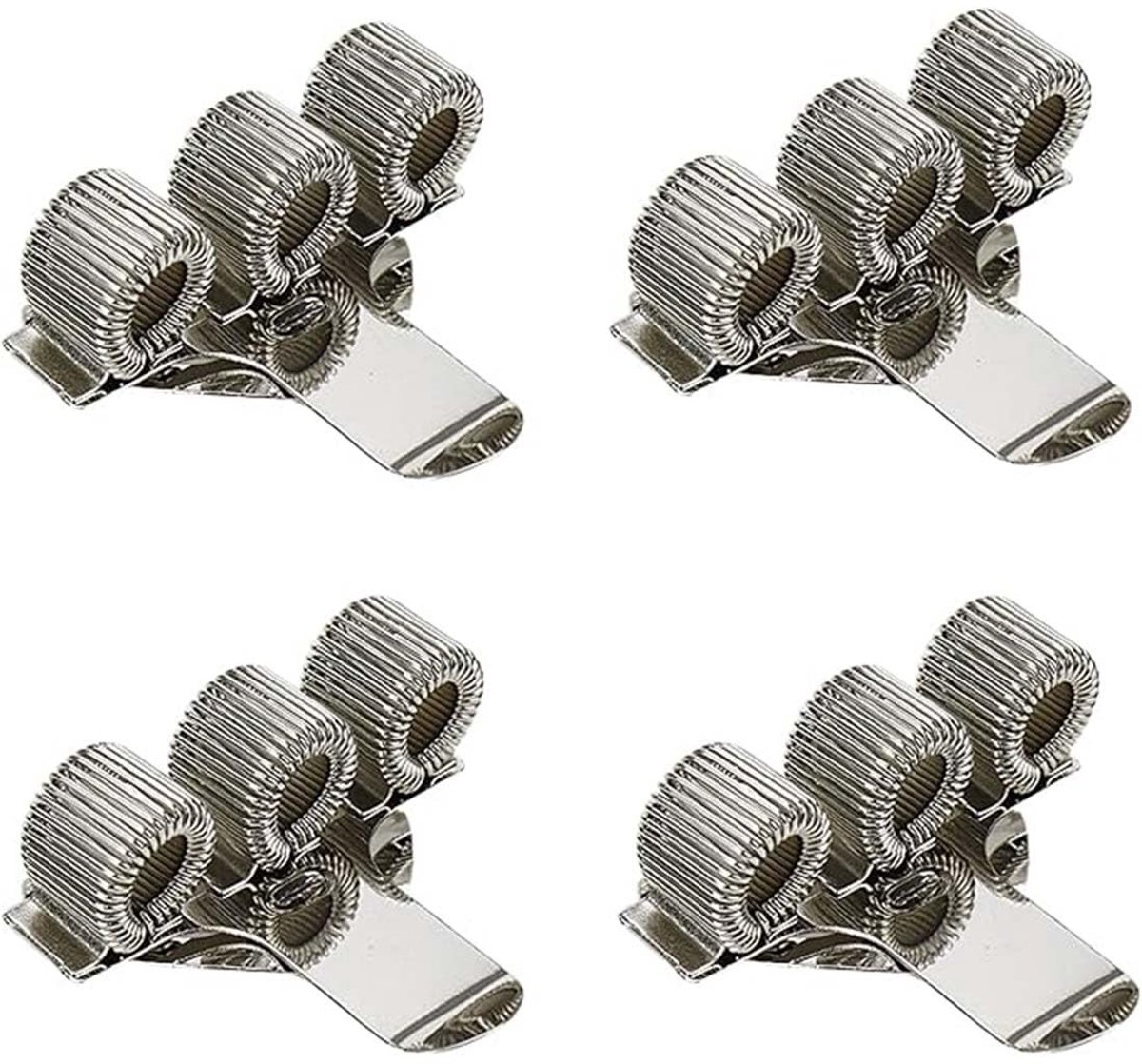Allecto - Metalen penhouder - Drievoudige pennenhouder - Ideaal voor verpleegsters - Zwart - Organiser voor kantoor - Flexibel en duurzaam - Geschi...