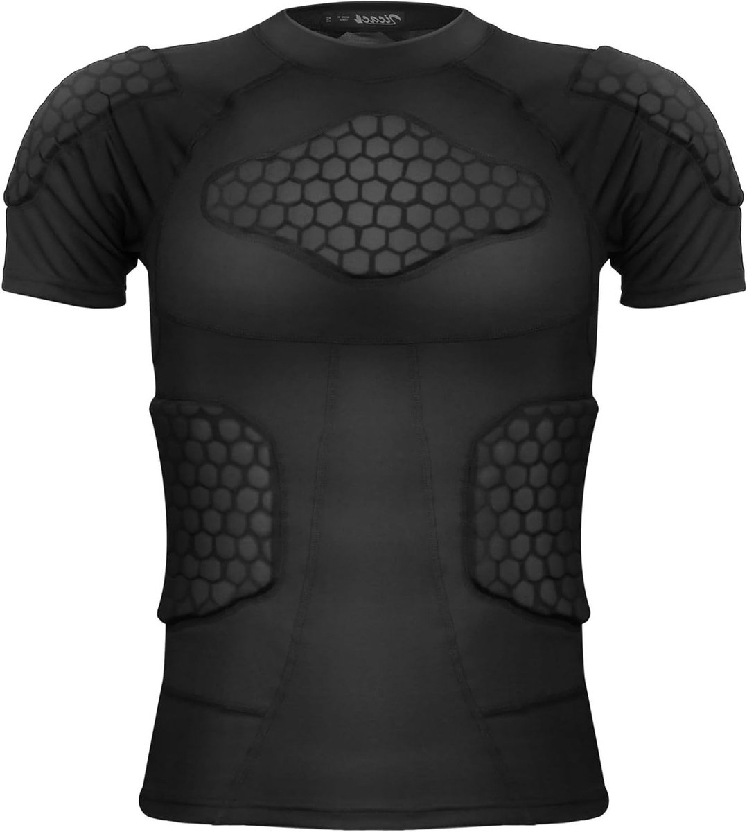 Ademend Sport Compressie Shirt voor Mannen - Bescherming en Ondersteuning voor Voetbal, Basketbal en Fietsen