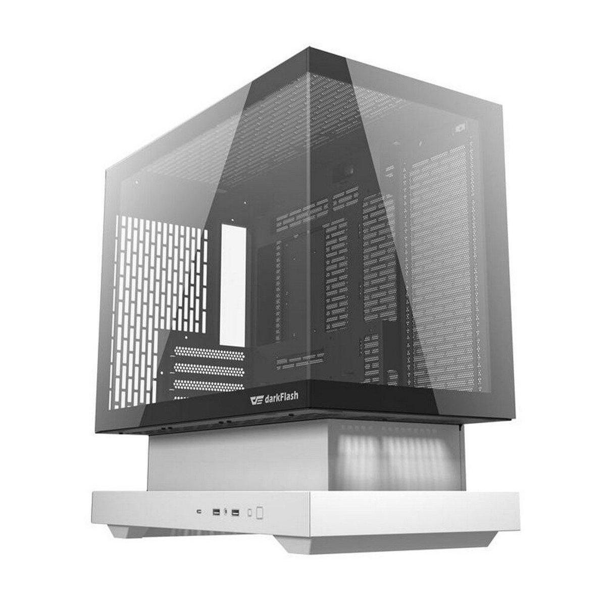 darkFlash - F1 White + 6 fans - Computerkast