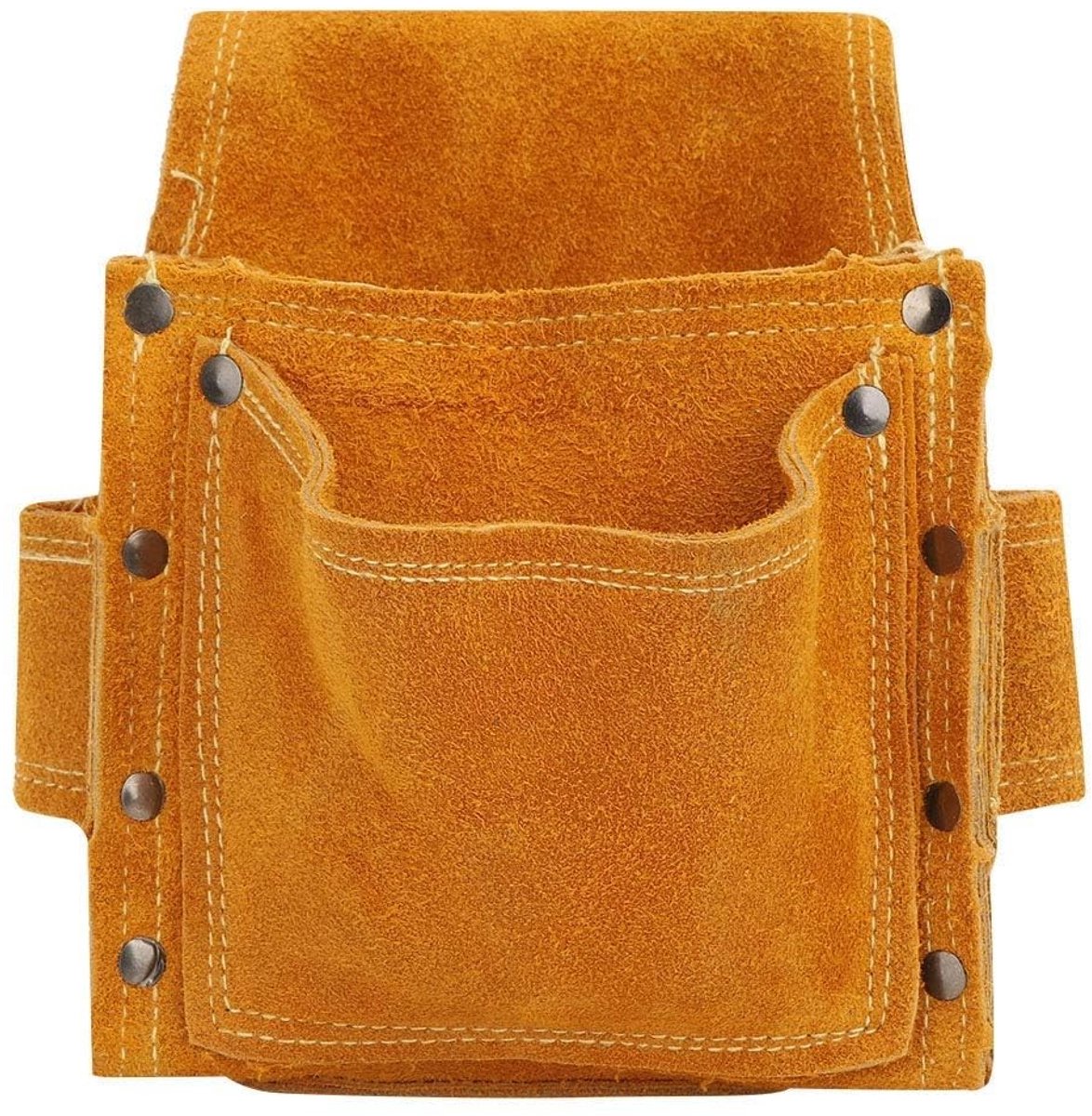 Allecto - Gereedschapstas - Multifunctionele leren tool bag - Ruim en duurzaam - Elektriciens - Handig voor het organiseren van gereedschap - Ideaa...