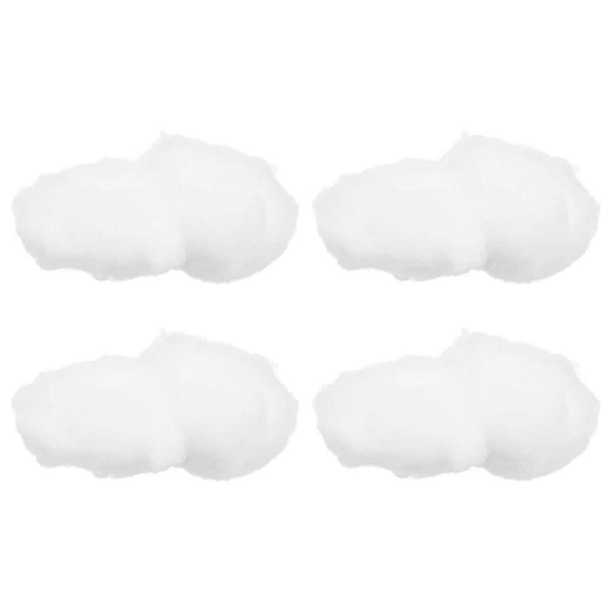Allecto - Wolken Plafonddecoratie - Gesimuleerde Wolken - Feestelijke Sfeer Creëren - Wit - Kunststof Katoen - Decoratie voor Feestjes - 3D Wolken