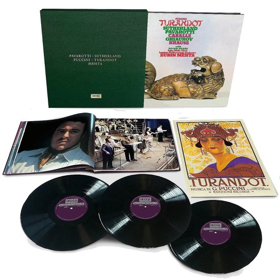 Joan Sutherland, Montserrat Caballe, Luciano Pavar - Puccini: Turandot (3 LP)
