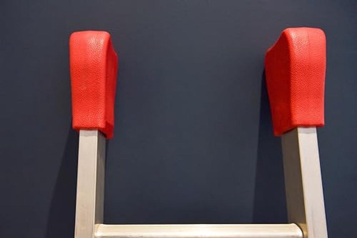 Ladderbeschermers - Antislip pads - Veiliger werken - Universele pasvorm - 258 x 1267 cm - Zwart