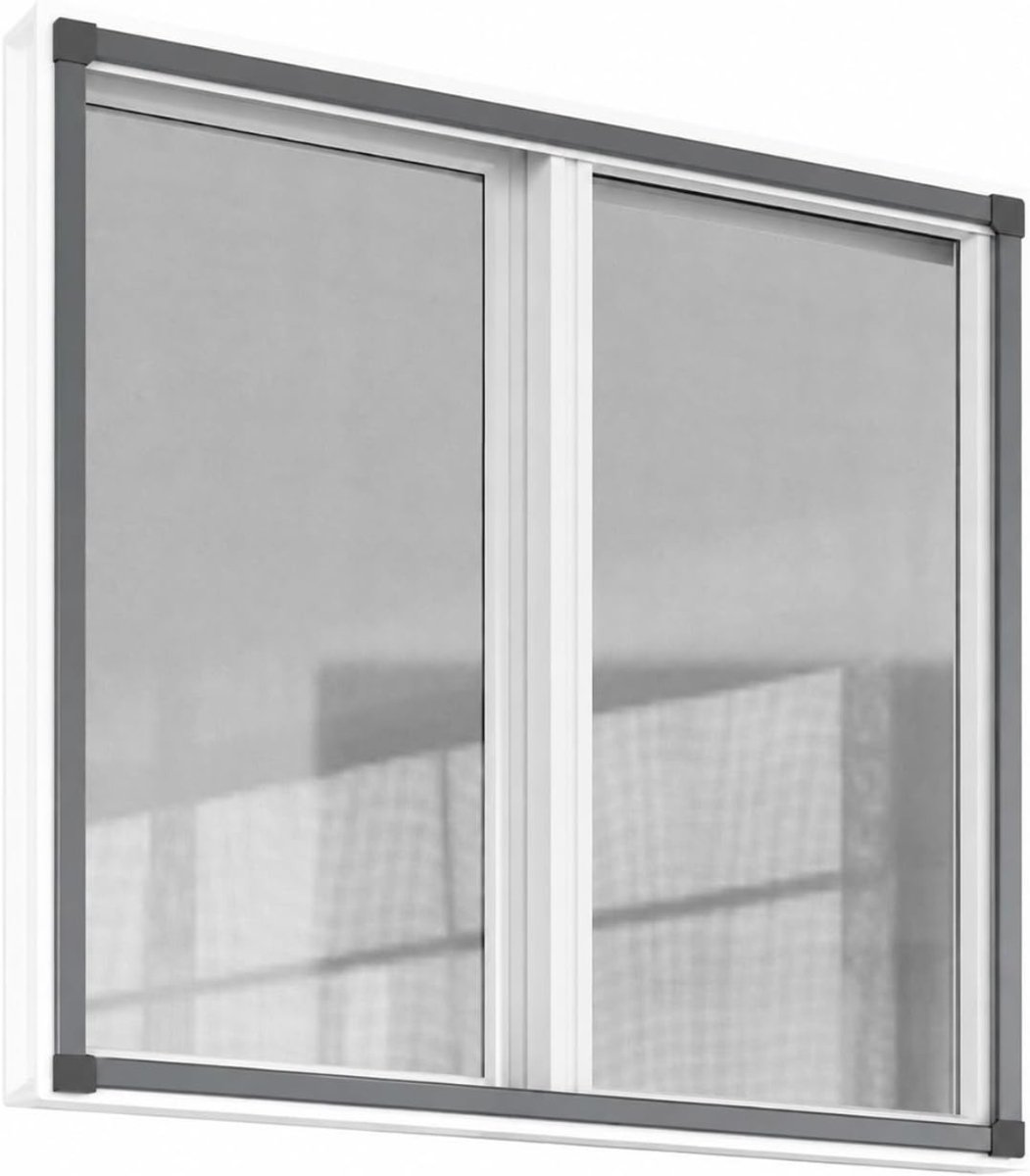 QUOVO® Horrengaas - Horren - Raamhor - Zwart - 100cm x 100cm x 120cm