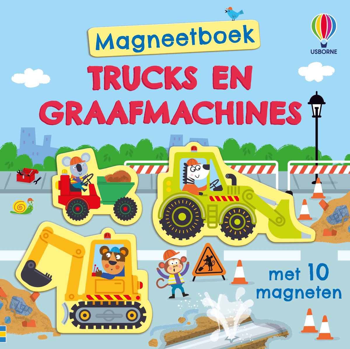 Magneetboek 1 - Trucks En Graafmachines