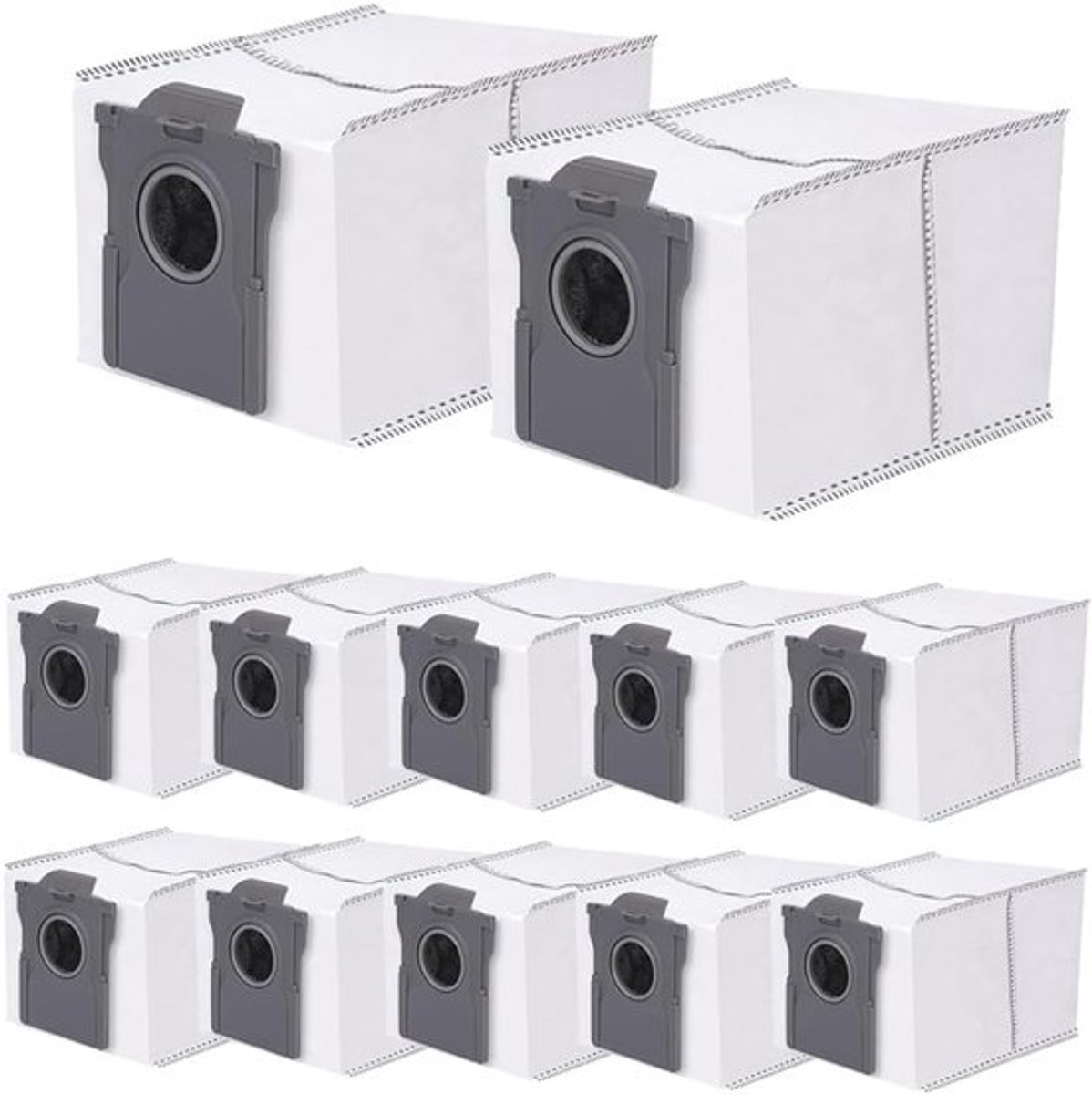 12 Stuks Stofzuigerzakken geschikt voor Dreame X30/X30 PRO/X40/X40 PRO/S30/S10 - Stofzuigerzak - Stofzakken
