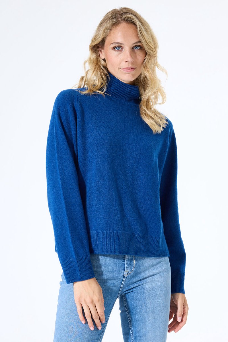 Tripper Dames Trui Blauw - Maat L