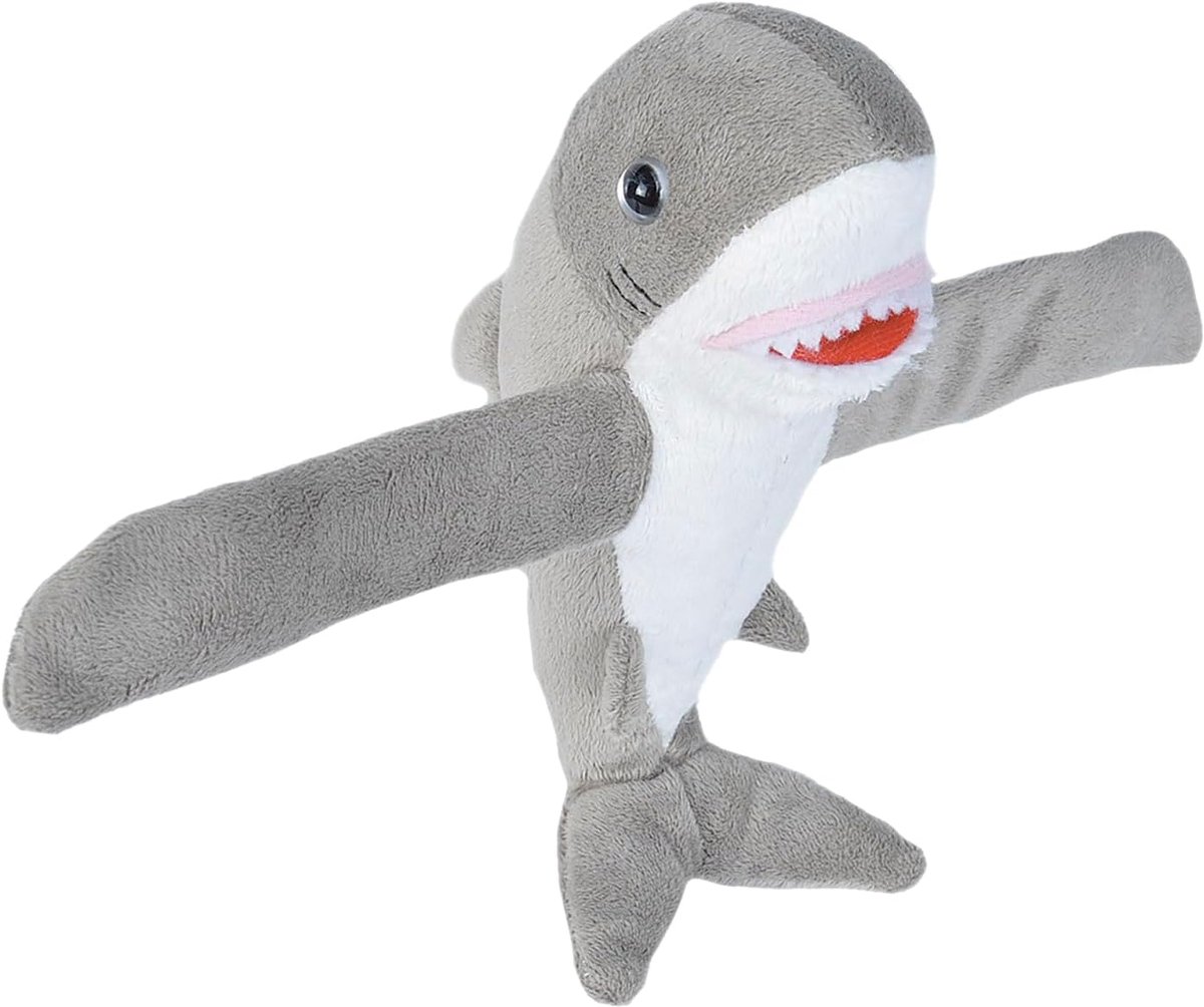Knuffel armband - Pluche dier - Kinderspeelgoed - Gemaakt van gerecycled materiaal - 20 cm - Grijs
