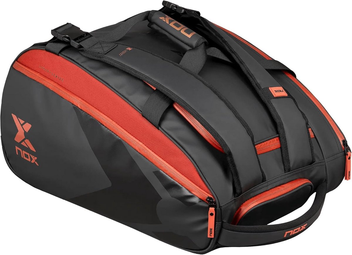 Sporttas - Sportaccessoire - Sportuitrusting Vervoeren - Verwijderbare Handvatten - 60 Liter - Zwart Rood