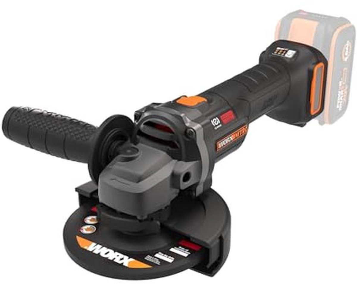 Accuslijper - Slijpmachine - Metaal Bewerken - Variabele Snelheid - 125 mm - Rood