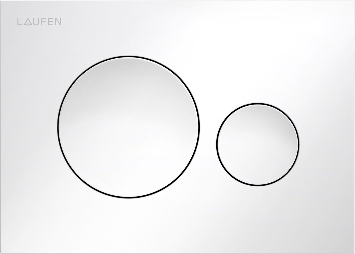 Laufen INEO - Bedieningsplaat, glanzend wit H9001140000001
