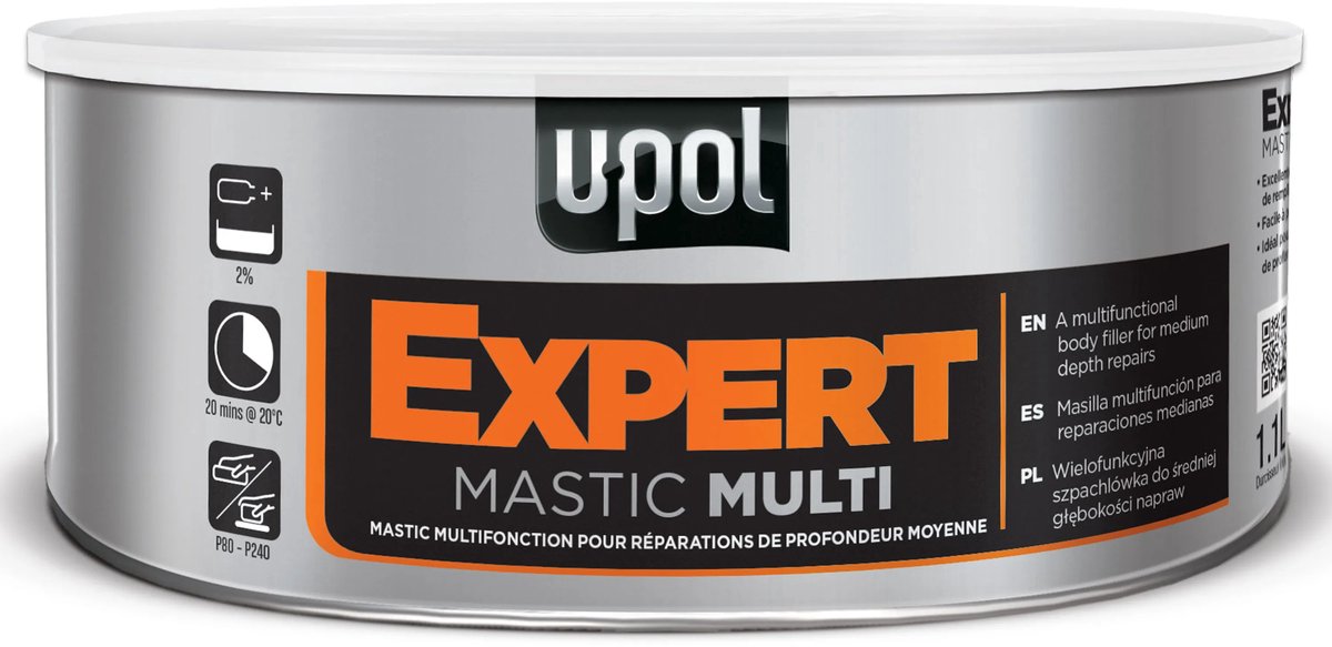 U-POL EXPERT MULTI 2K Plamuur 1,1 liter
