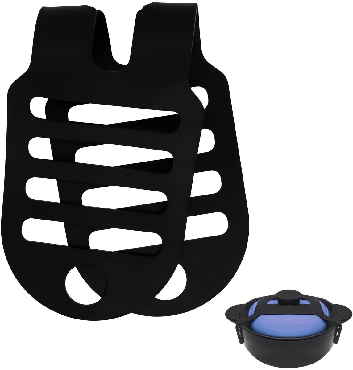 Dailygoods- Bevestigingsband Hittebestendig - Universele Slowcooker Riem - Silicone Dekselhouder - Gereedschap - Eenvoudige Installatie - 1 Stuk