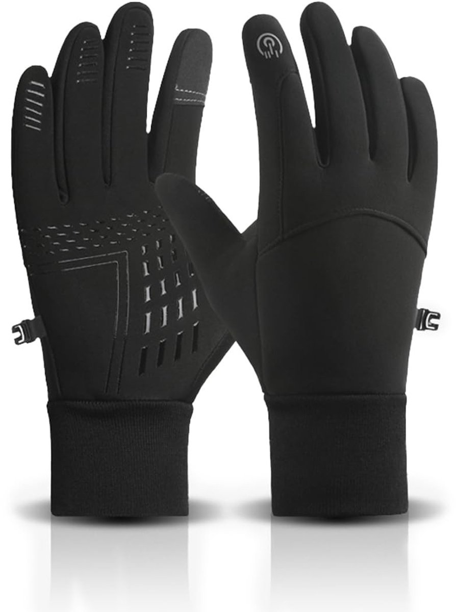 Dailygoods- Motorhandschoenen Warm - Waterdicht - Winddicht - Antislip - Touchscreen - Voor Heren/Dames - Winterhandschoenen