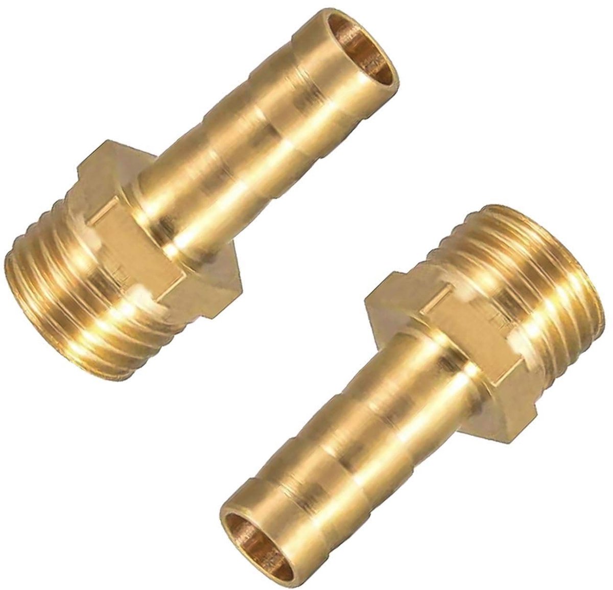 Dailygoods- Slangfitting Goud - 3/8 Inch/10 mm - 1/4 Inch Bsp