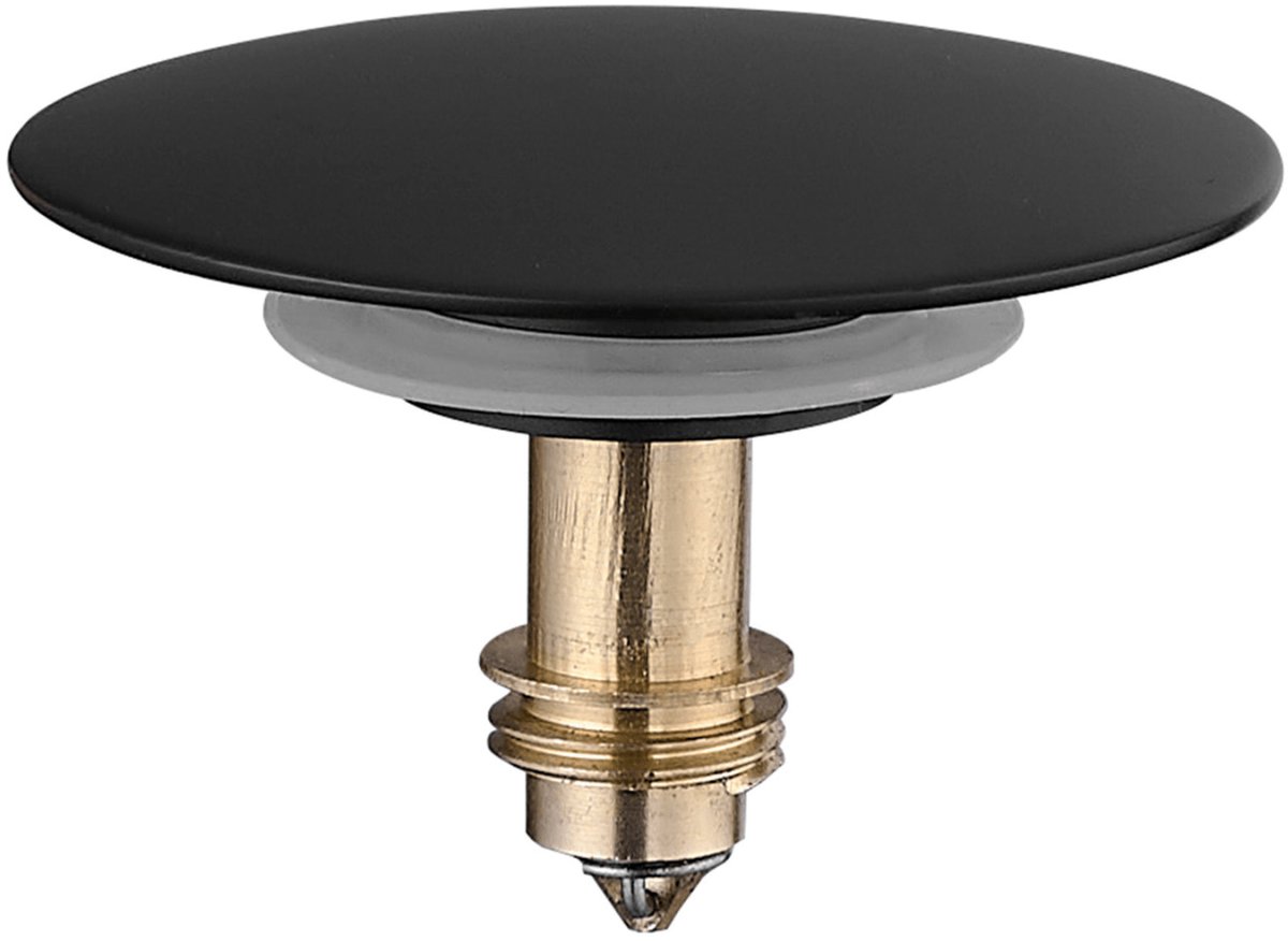 LOMAZOO Afvoerplug Wastafel Clickwaste 42 mm - Zwart