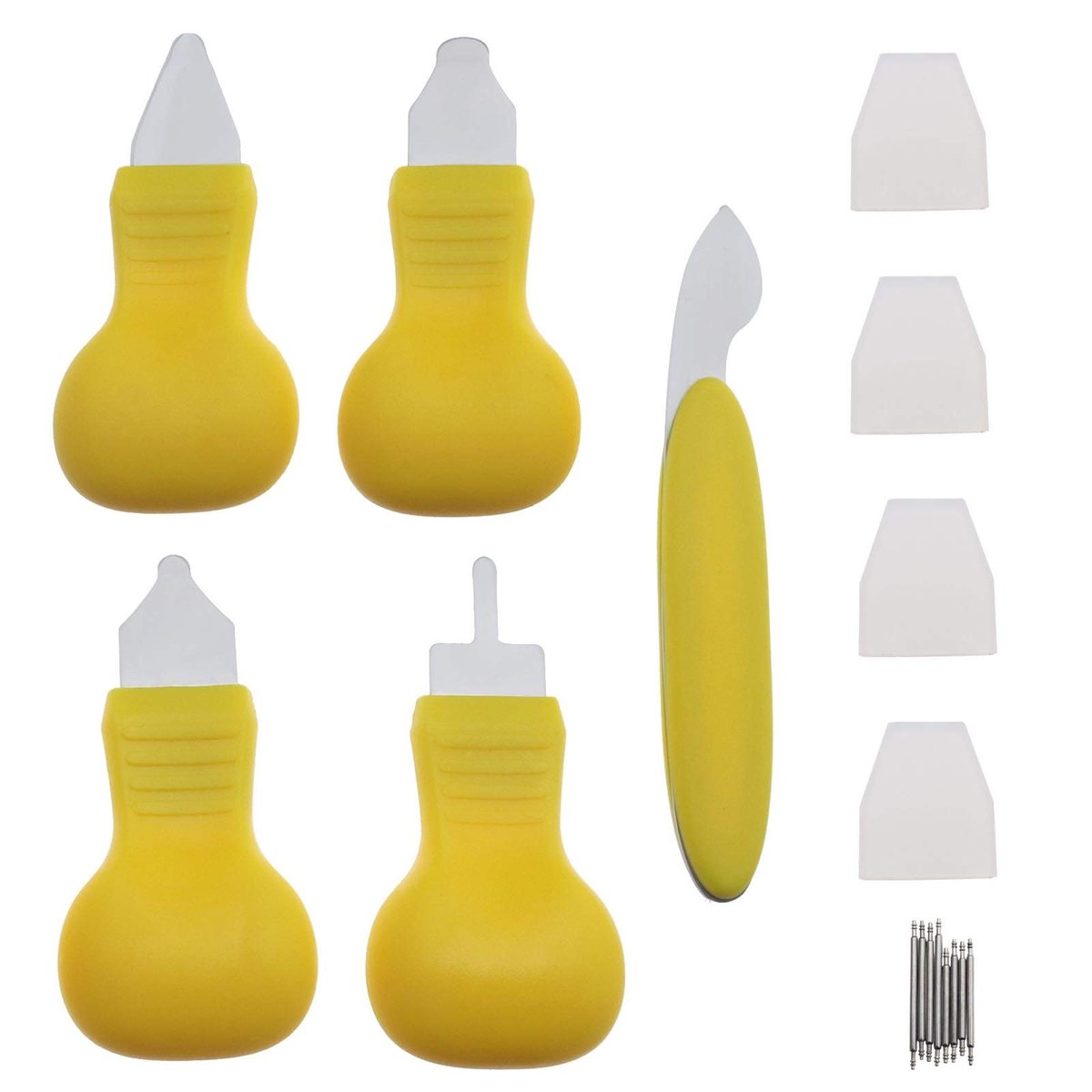 SMOAKEZ - Horloge Reparatie Tool Kit - 13Pcs - Inclusief Horloge Case Opener - Voor Batterij Vervanging - Handig voor Horlogemakers - Compleet met...
