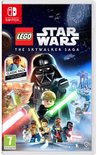 De hoes van de Nintendo Switch game Lego Star Wars: The Skywalker Saga met Darth Vader, Luke Skywalker en andere personages.