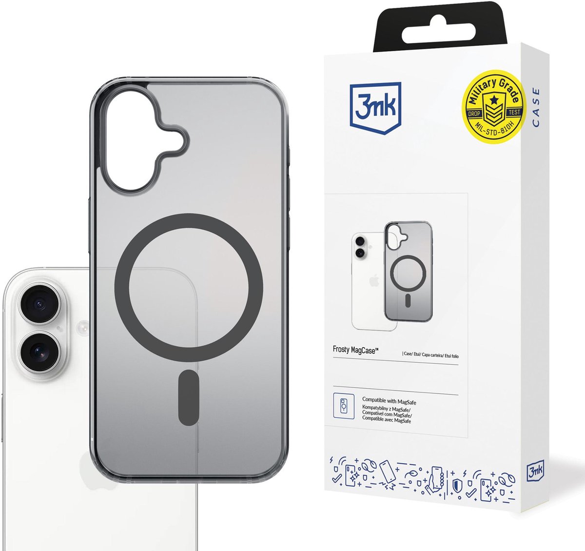 3Mk Frosty Magcase Hoesje Voor Apple Iphone 17, Lichtgewicht En Duurzaam.