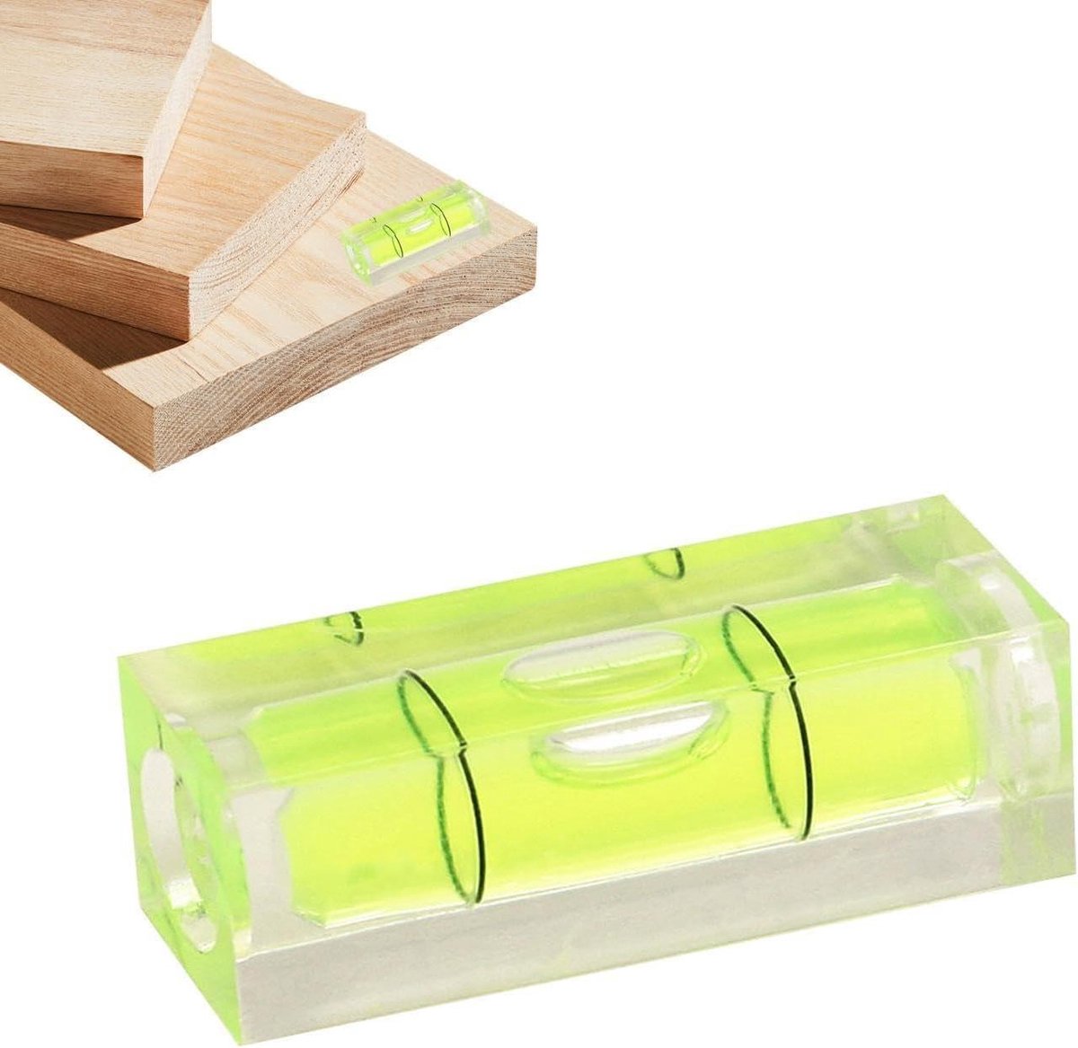 Waterpas - Meetinstrument - Vlakheid meten - Magnetische basis - 15g - Niet gespecificeerd