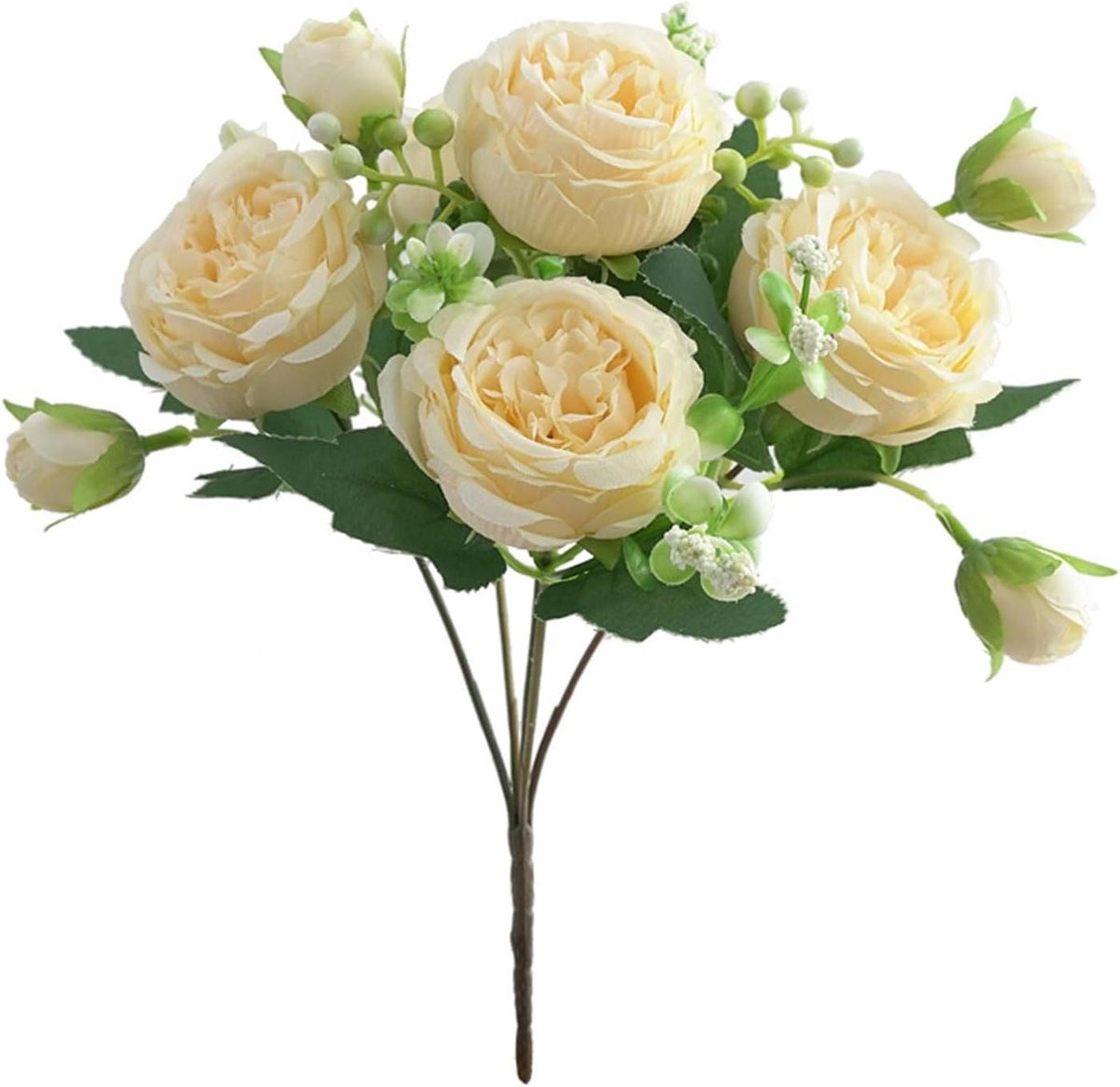Nepbloemen Pioen - Zijde Bloemen - Huis Decoratie - Realistisch Uiterlijk - 30cm Hoog - Ch