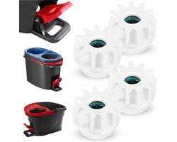 Reserveonderdelen voor draaimop, geschikt voor Vileda en andere merken, inclusief extra gear en accessoires