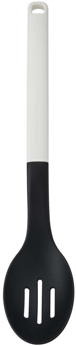 Serveerlepel met Sleuven, 34 cm, Kunststof/Nylon, Wit - KitchenAid