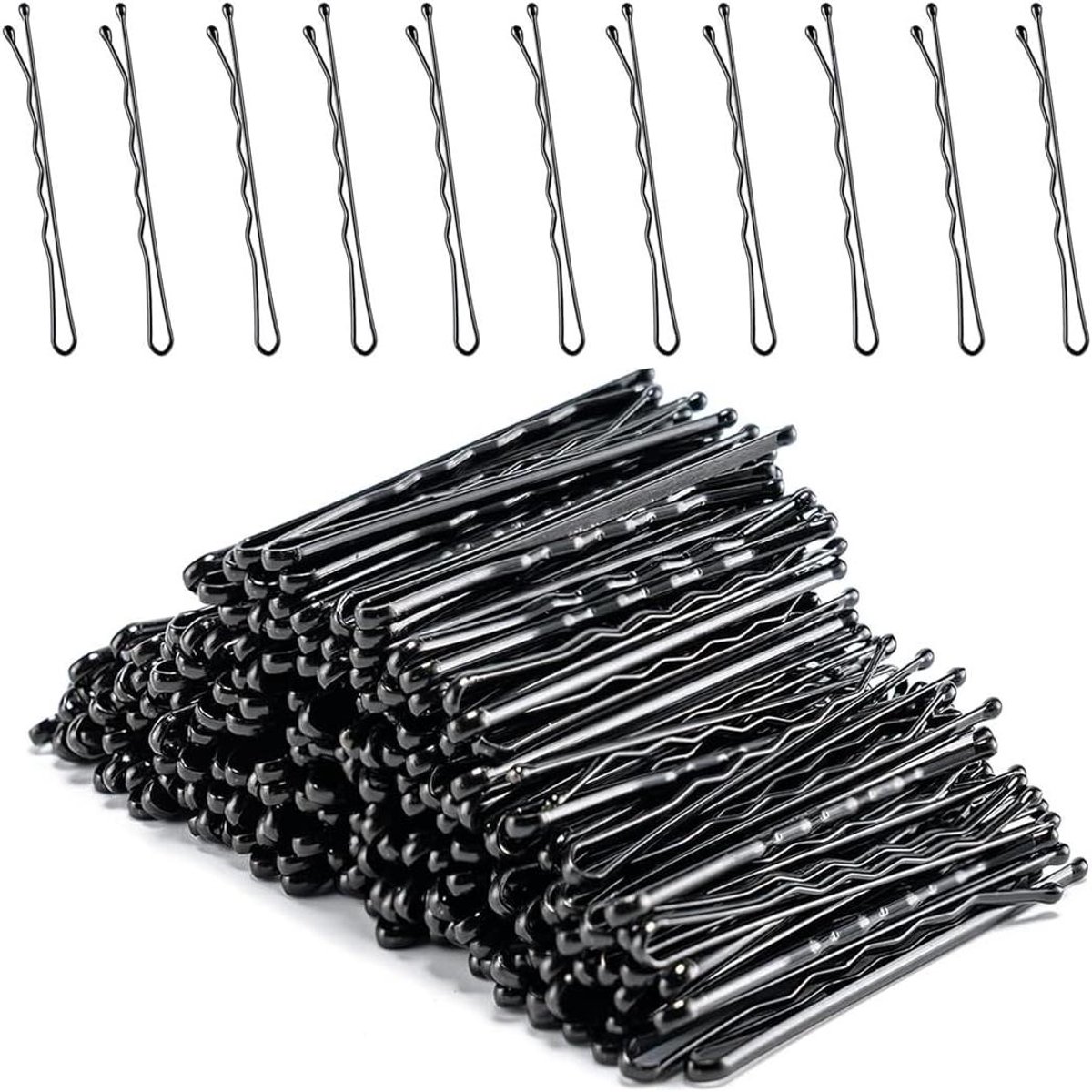 Haarspelden - Bobby spelden - Haarstyling - Metalen klem - 7 cm 50 stuks - Zwart
