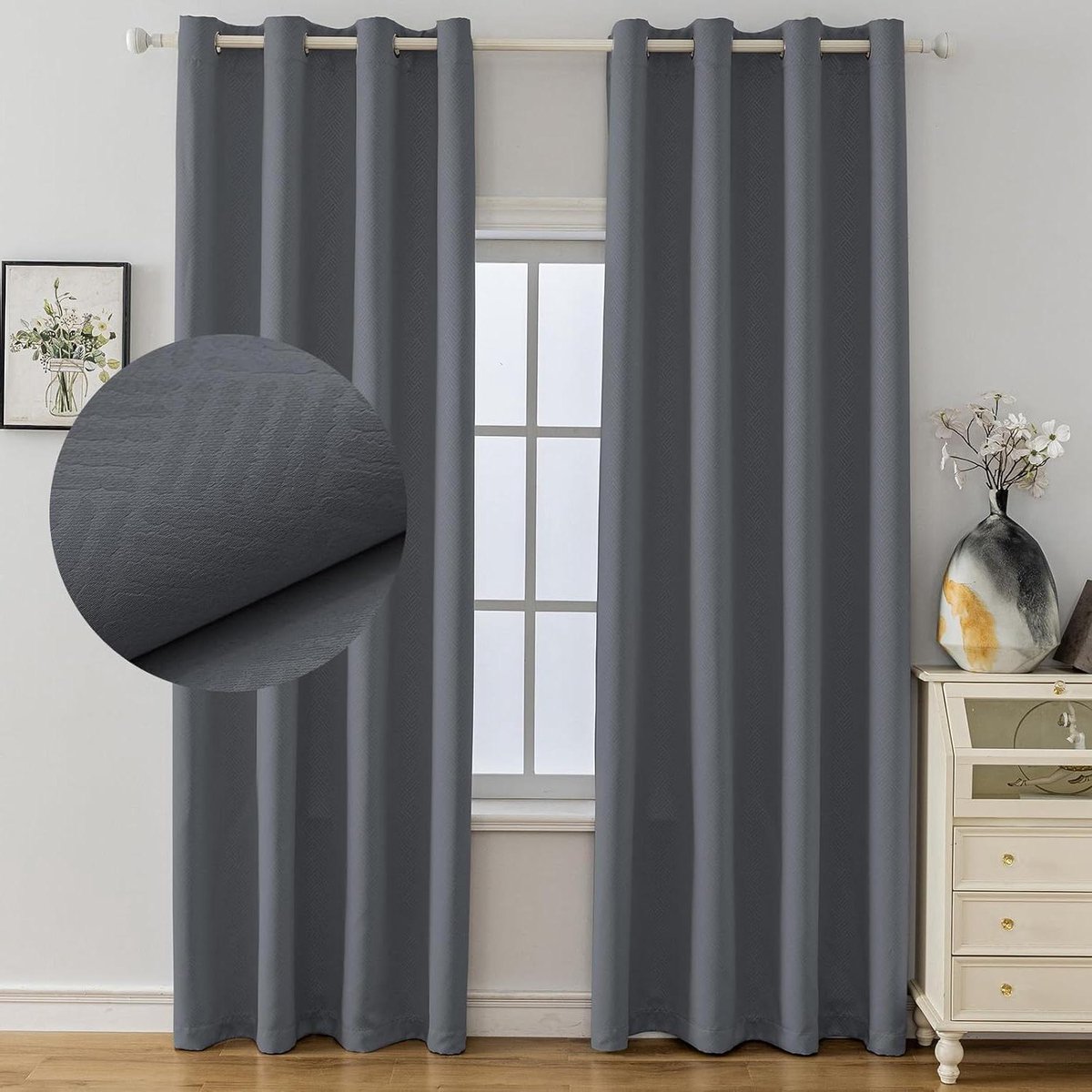 Verduisterende Gordijnen - Verduistering Panels - Slaapkamer Verduisteren - Drievoudige We