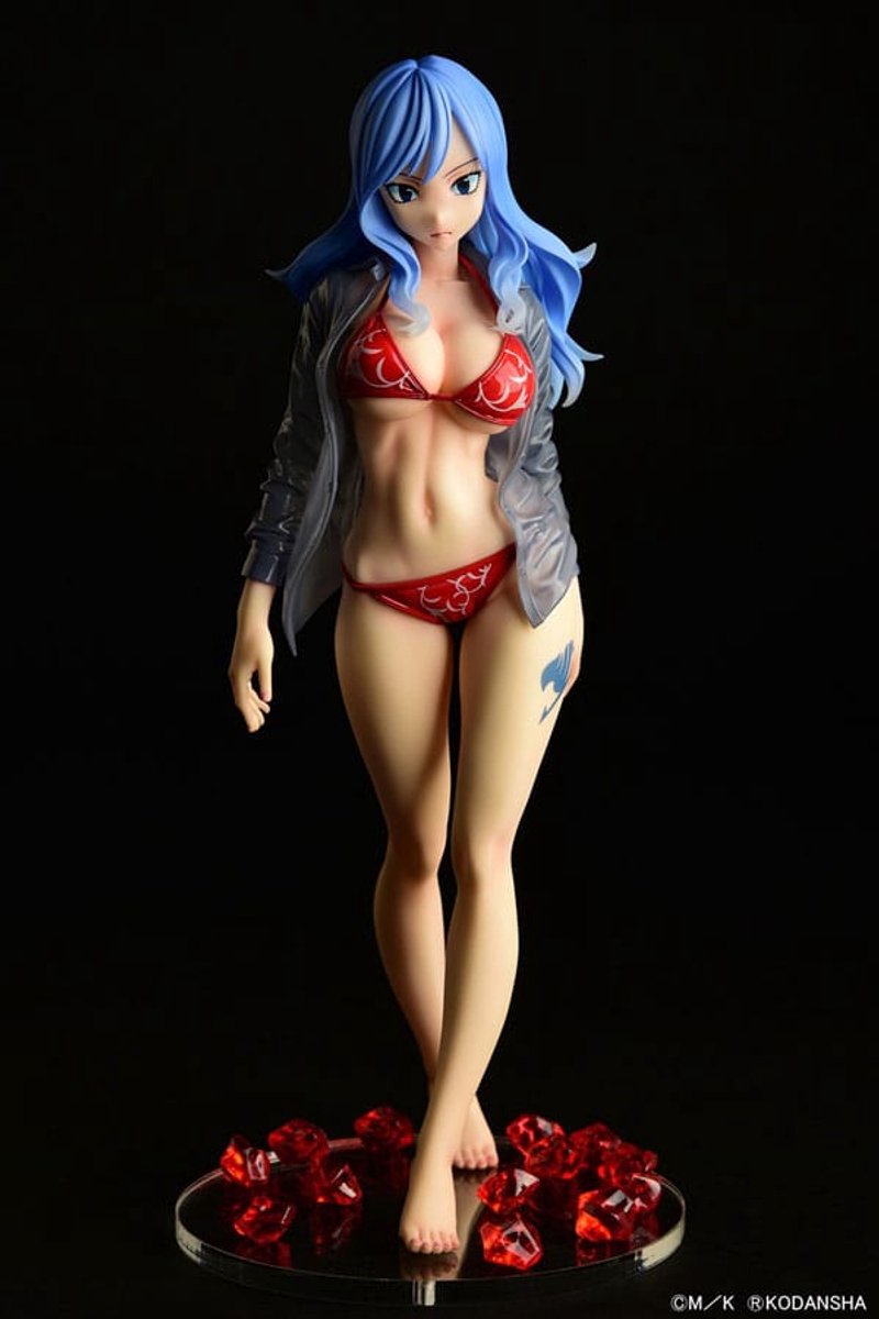 Fairy Tail Statue 1/6 Jubia Lokser Gravure_Stylesee-through wet shirt Red Bikini!! 25 cm