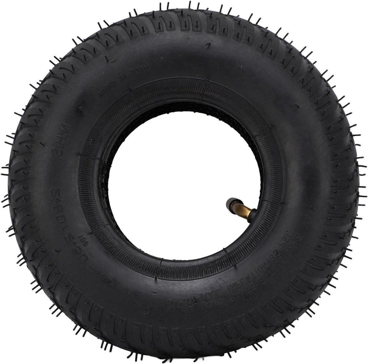 Banden en binnenbanden set - Reservewielen - Transportkarren - Duurzaam rubber - 2.80/2.50-4 - Zwart