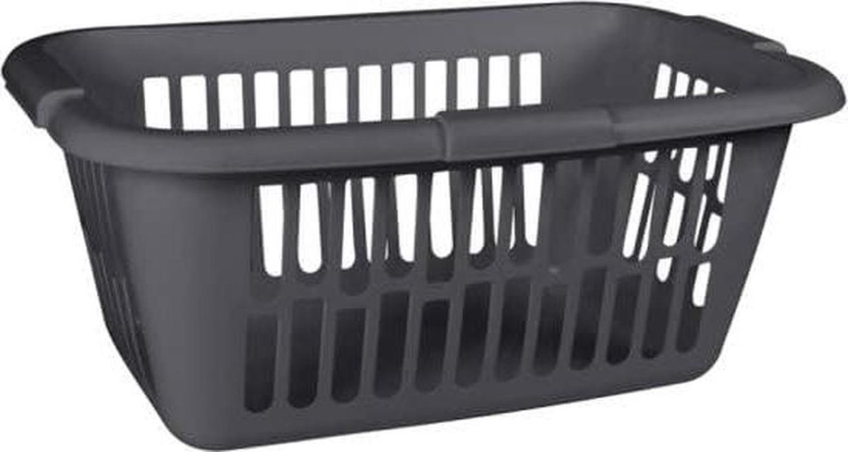Wasmand Kleding Organizer Kleding Opslag Optimaal Ventilerend 32 Liter Grijs
