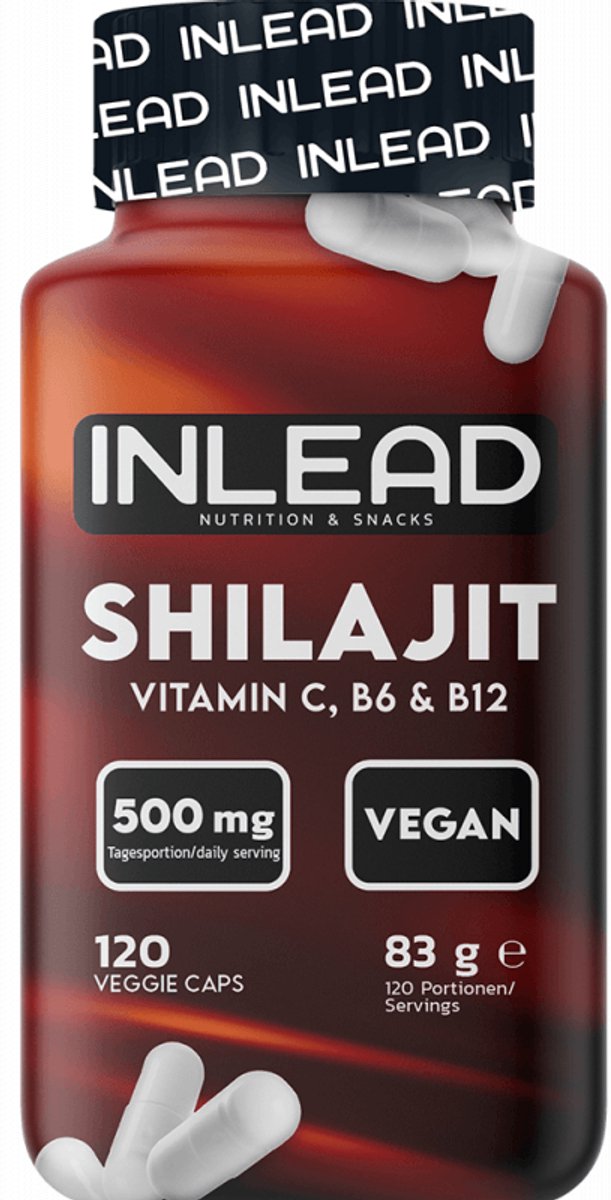 Inlead Shilajit (120 Caps) Unflavoured - Vitaminen, mineralen & gezondheid - Kruiden