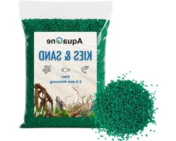 Aquarium Bodemgrond - Aquarium Zand - Decoratief Aquascaping - Veilig Voor Vissen - 5 kg - Groen