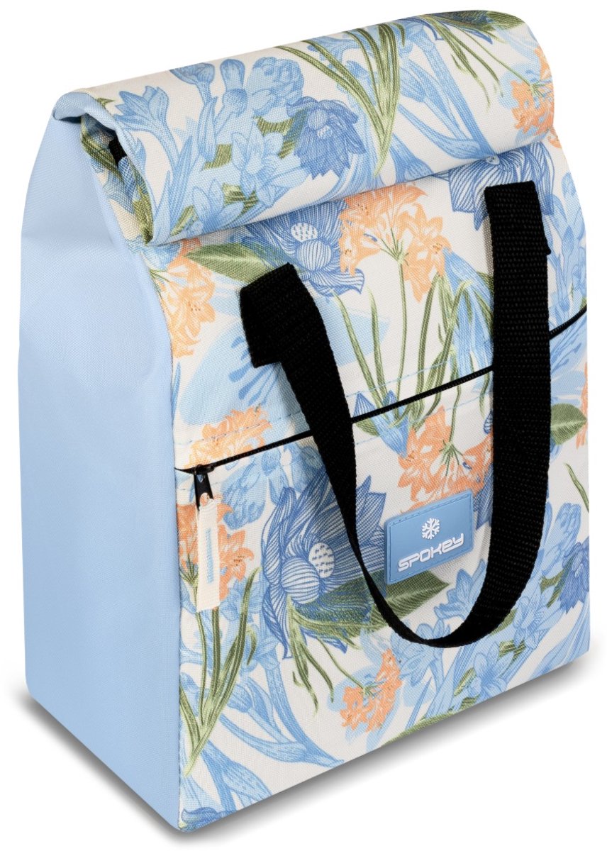 Spokey Urban Chill Koeltas - 7L - 24 x 14 x 45 cm - 600D PEVA - thermische voering - roll-top sluiting - ritsvak