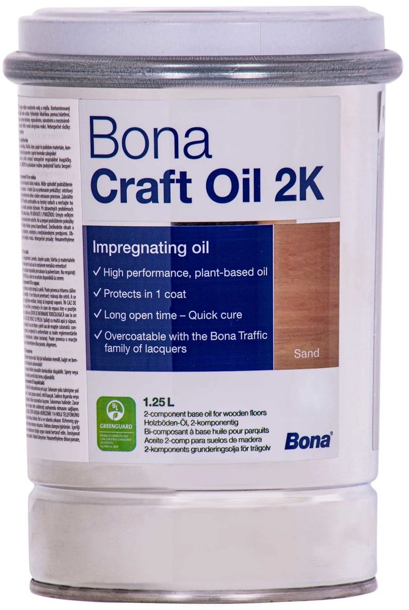 Bona Craft Oil 2k Sand - 1,25 liter