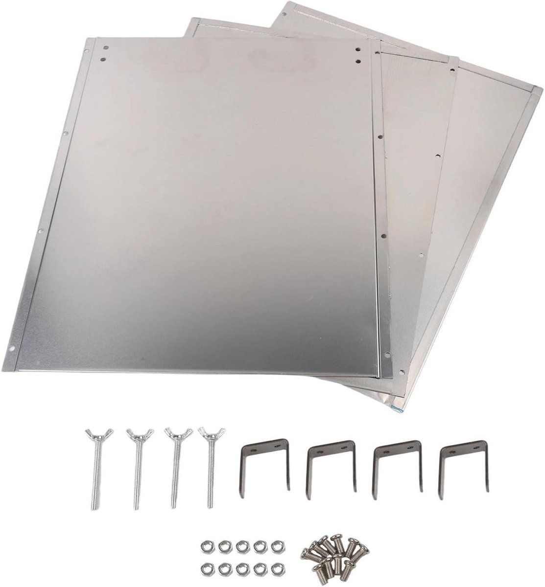 Terrasverwarmer Reflector - Warmtekap - Energie Besparen - Verstelbare Warmtefocus - 83 x 30 cm - Zilver