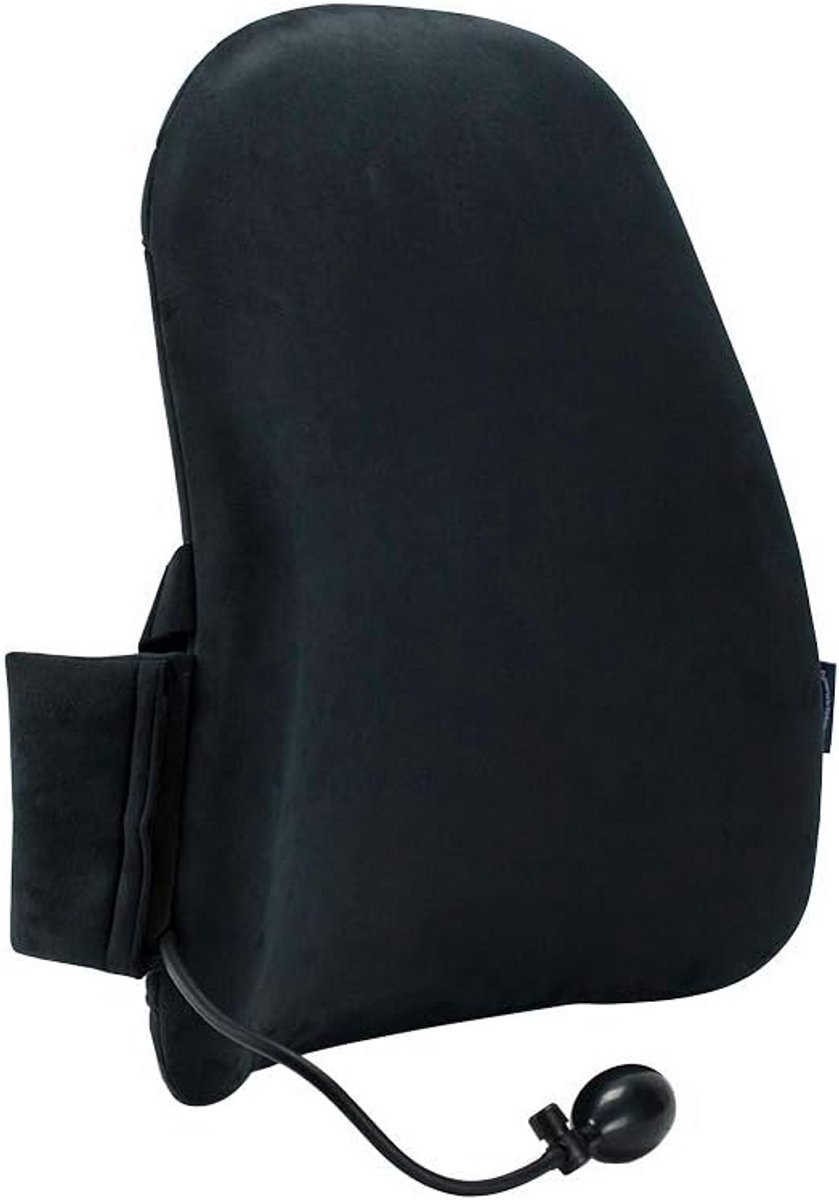 Obus Forme Ergonomisch CustomAIR aanpasbaar rugkussen met verstelbare en opblaasbare lendensteun - Helpt rug- en nekpijn te verlichten - Geweldig voor reizen en stoelen/stoelen in huis, kantoor, auto