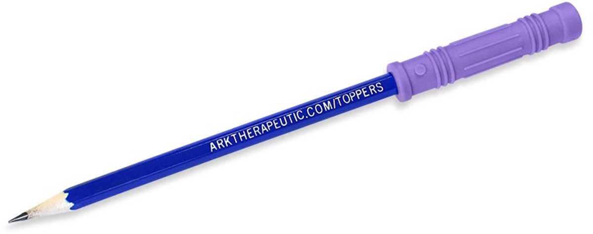 ARK Therapeutic bijtspeelgoed Bite Saber kauwbare potloodtopper lavendel.