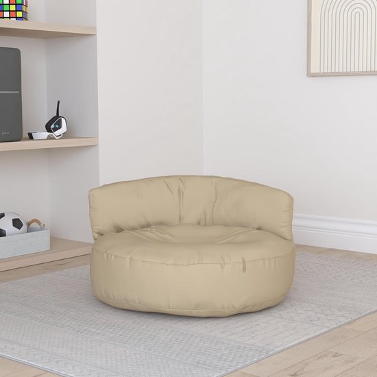 LUMALAND Beanbag Lounge: Zitzak voor uw goedgevulde sit-in | Ontdek modern, knuffelbaar design & relax in stijl in- & outdoor I Met aanpasbare EPS vulling | 90 x 50 cm